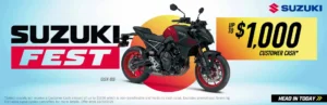Read more about the article Suzuki Fest – $1,000 Customer Cash