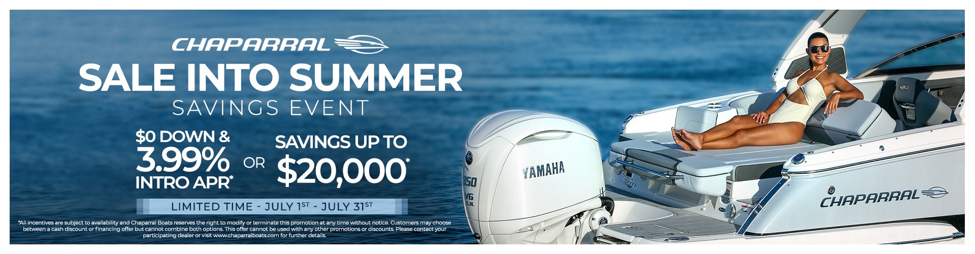 Sale Into Summer Savings Event - 1920x500